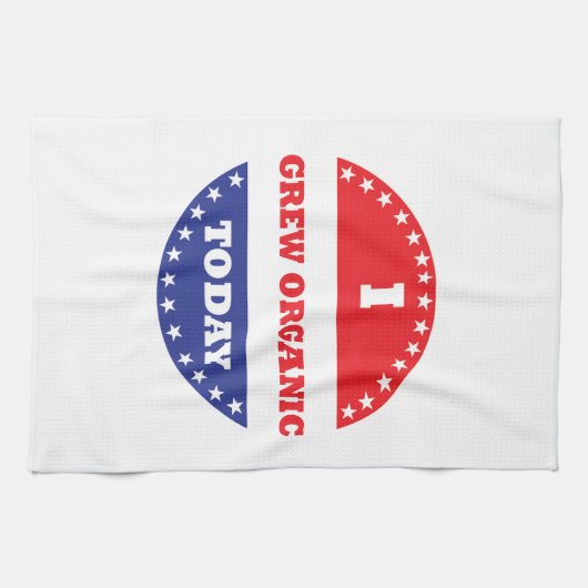 今日は生まオーガニックれた キッチンタオル (横)