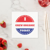 今日は生まオーガニックれた スタンダードカクテルナプキン (インサイチュ)