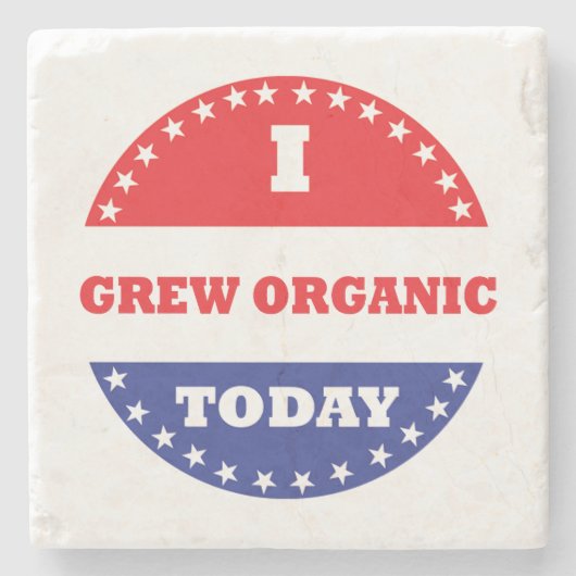 今日は生まオーガニックれた ストーンコースター (正面)