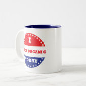 今日は生まオーガニックれた ツートーンマグカップ (正面左)
