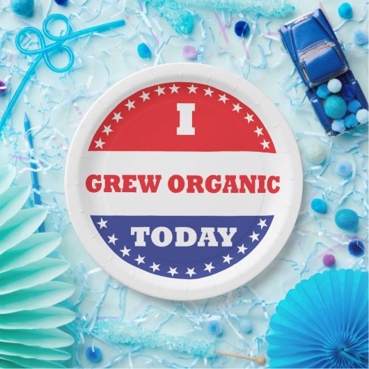 今日は生まオーガニックれた ペーパープレート (パーティー)