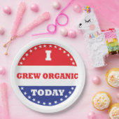 今日は生まオーガニックれた ペーパープレート (パーティー)