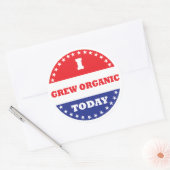 今日は生まオーガニックれた ラウンドシール (封筒)