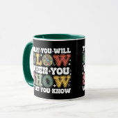 今日は知っていることを見せると輝く マグカップ (正面左)