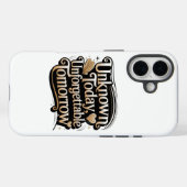 今日は知られざる、明日は忘れられない Case-Mate iPhoneケース (裏面 (横))