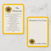 「今日は祈お前のためだ」思い出はノーテカード ノートカード (正面/裏面)