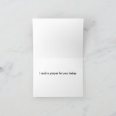 今日は祈りの言葉だ カード (内部)