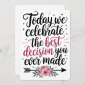 今日は祝お前の最高の決断だ シーズンカード (正面/裏面)