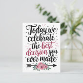 今日は祝お前の最高の決断だ ポストカード (スタンド正面)