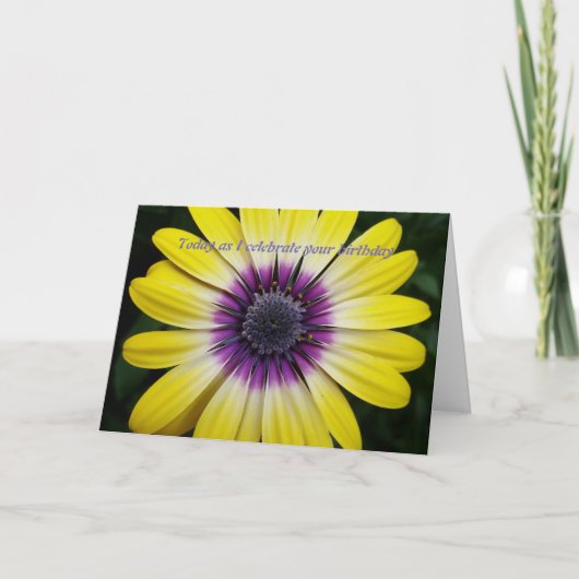 今日は祝君の誕生日 カード (正面)