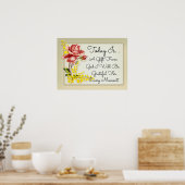 今日は神のポスターからの贈り物だ ポスター (キッチン)