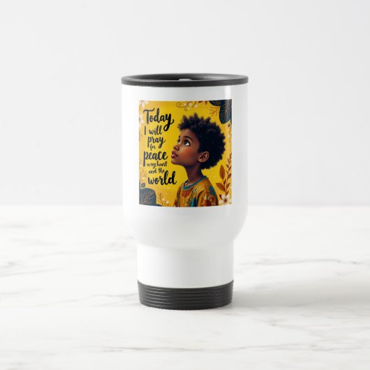 今日は神を賛美する トラベルマグ (中央)