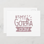 今日は私が捕まえた日だ ポストカード (正面/裏面)