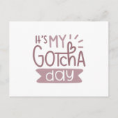 今日は私が捕まえた日だ ポストカード (正面)