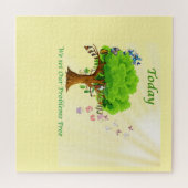 今日は私たちの問題を無料にする ジグソーパズル (横)