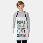 今日は私のヒーローになすごいる エプロン (着用した状態)