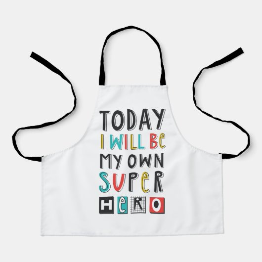 今日は私のヒーローになすごいる エプロン (正面)