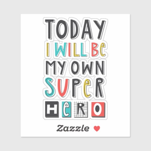 今日は私のヒーローになすごいる シール (シート)