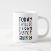 今日は私のヒーローになすごいる ジャンボコーヒーマグカップ (右)