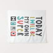 今日は私のヒーローになすごいる タペストリー (正面(横))