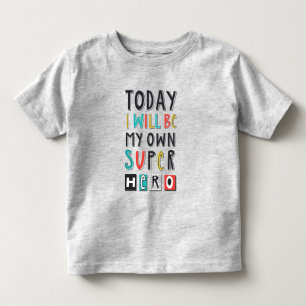 今日は私のヒーローになすごいる トドラーTシャツ