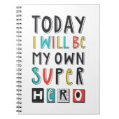 今日は私のヒーローになすごいる ノートブック (正面)