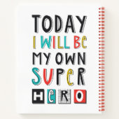 今日は私のヒーローになすごいる ノートブック (裏面)