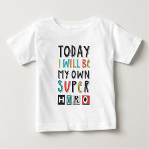 今日は私のヒーローになすごいる ベビーTシャツ