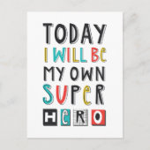 今日は私のヒーローになすごいる ポストカード (正面)