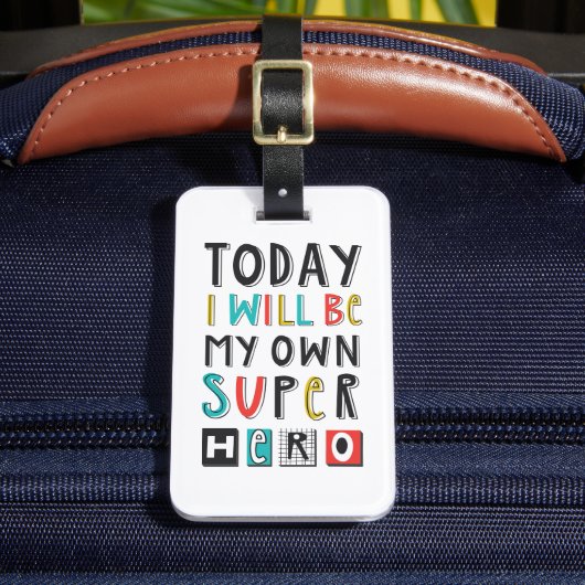 今日は私のヒーローになすごいる ラゲッジタグ (正面インサイチュ2)