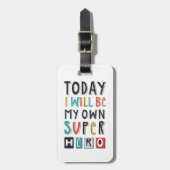 今日は私のヒーローになすごいる ラゲッジタグ (正面縦)