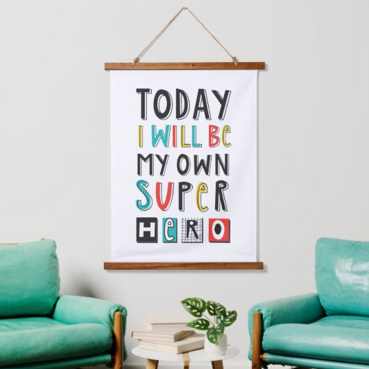 今日は私のヒーローになすごいる 吊り下げ型タペストリー (リビング)