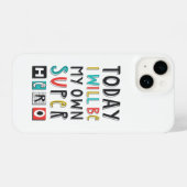 今日は私のヒーローになすごいる iPhoneケース (裏面横)