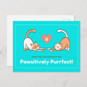 今日は私の一日を作ってくれてありがとう ポストカード (正面/裏面)