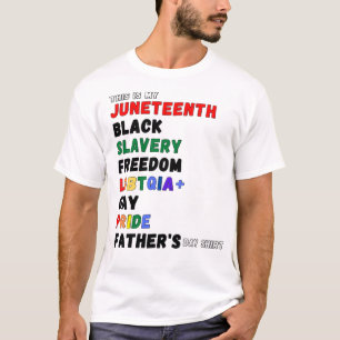 今日は私の十二月ゲイプライド父の日だ Tシャツ