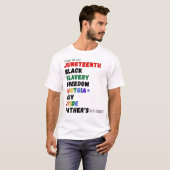 今日は私の十二月ゲイプライド父の日だ Tシャツ (正面フル)