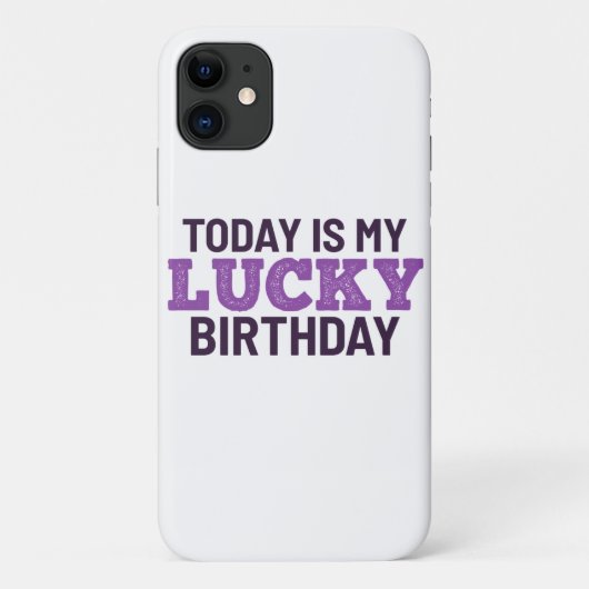 今日は私の幸せな誕生日です Case-Mate iPhoneケース (裏面)