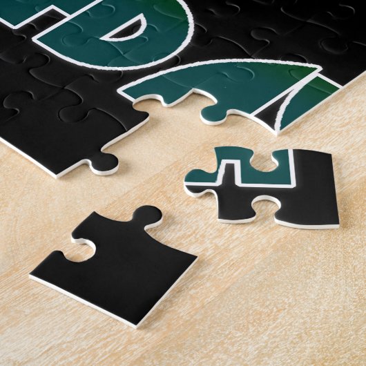 今日は私の誕生日アートプリント ジグソーパズル (側面)