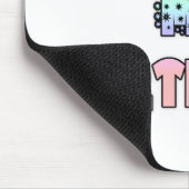 今日は私の誕生日アートプリント マウスパッド (コーナー)