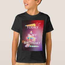 今日は私の誕生日アートプリント