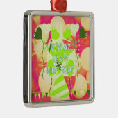 今日は私の誕生日 メタルオーナメント (右)