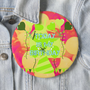 今日は私の誕生日 缶バッジ
