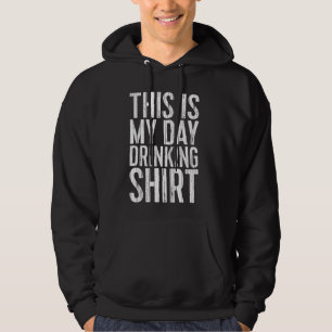 今日は私の飲むシャツTシャツギフトおもしろいL パーカ