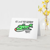 今日は私の5誕生日 カード (黄色い花)