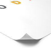 今日は笑え。ポスターとプリント ポスター (角)