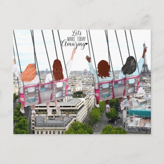 今日は素晴らしいものにしよう ポストカード (正面)