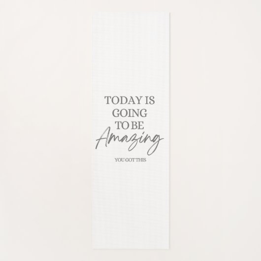 今日は素晴らしいヨガマットになるだろう ヨガマット (正面)