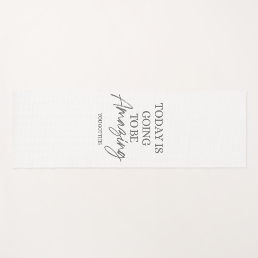 今日は素晴らしいヨガマットになるだろう ヨガマット (正面(横))