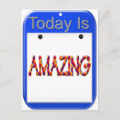 今日は素晴らしい ポストカード (正面)