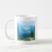 今日は素晴らしかったです コーヒーマグカップ (左)